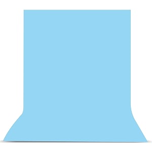 backdrop background screen for photography photoshoot photostudio video editing 8 x 10 ft sky blue
