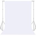 Backdrop Background Screen for Photography Photoshoot Photostudio Video Editing (8 x 9 Ft., White)