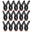 15 PCS Photography Backdrop Support Spring Clamp 4.3"/11cm for Background Muslin, Canvas, Paper, Chromakey Screen, Heavy Duty Clip, Photo Studio, Backdrops Backgrounds Woodworking