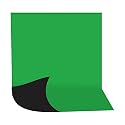 8x10 Ft. Green Black 2in1 Photography Backdrop Background Screen for Photostudio Photoshoot YouTube Video Shooting