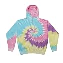 Colortone Tie Dye Pullover Hoodies for Women and Men - Classic Fit Sweatshirts