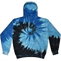 Colortone Tie Dye Pullover Hoodies for Women and Men - Classic Fit Sweatshirts
