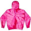 Colortone Tie Dye Pullover Hoodies for Women and Men - Classic Fit Sweatshirts