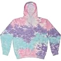 Colortone Tie Dye Pullover Hoodies for Women and Men - Classic Fit Sweatshirts