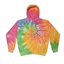 Colortone Tie Dye Pullover Hoodies for Women and Men - Classic Fit Sweatshirts