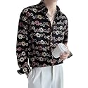 White Polyester Printed Men39s Shirt Mens