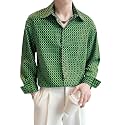 White Polyester Printed Men39s Shirt Mens