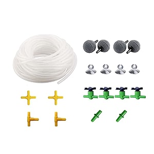colourful aquarium air pump combo accessories kit aquarium air pump accessories kit - combo pack of 3