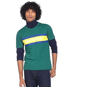 Colt Mens Striped Regular Fit T-Shirts