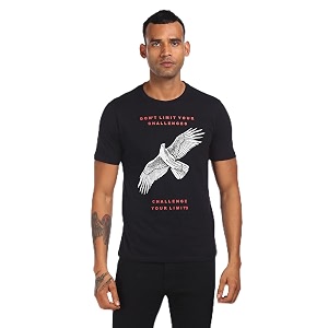 Colt Mens Slim T-Shirt CLMERNK10100Z01 Black XL