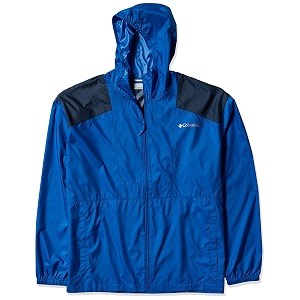 columbia hood polyester regular fit mens active wear jacket s22-km3972-011-p