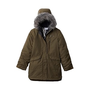 columbia kids girls suttle mountain long insulated jacket upto -10c