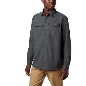 columbia men silver ridge20 long sleeve shirt