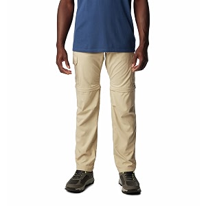columbia men omni-shade silver ridge utility convertible pant for hiking  trekking  camping  safari  sun protection
