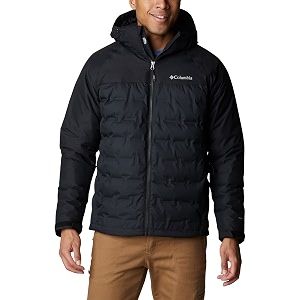 columbia men grand trek ii down hooded jacket upto -15c