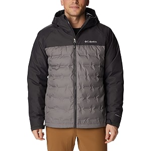 columbia men grand trek ii down hooded jacket upto -15c