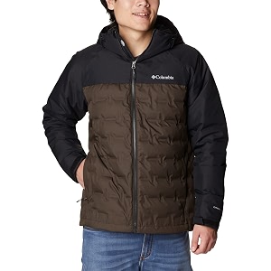 columbia men grand trek ii down hooded jacket upto -15c