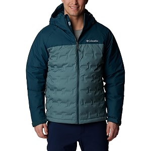 columbia men grand trek ii down hooded jacket upto -15c
