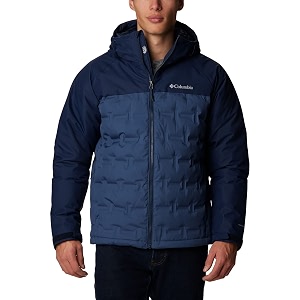 columbia men grand trek ii down hooded jacket upto -15c
