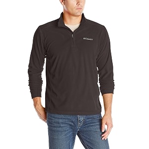 columbia men klamath range ii half zip fleece pullover upto 15c