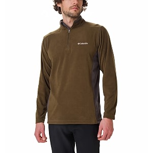 columbia men klamath range ii half zip fleece pullover upto 15c