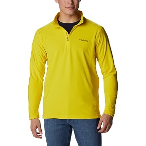 columbia men klamath range ii half zip fleece pullover upto 15c