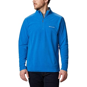 columbia men klamath range ii half zip fleece pullover upto 15c