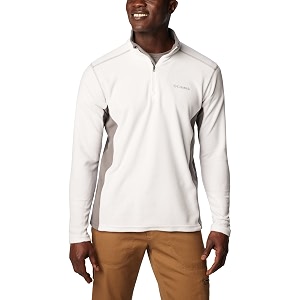 columbia men klamath range ii half zip fleece pullover upto 15c
