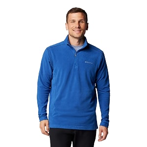 columbia men klamath range ii half zip fleece pullover upto 15c