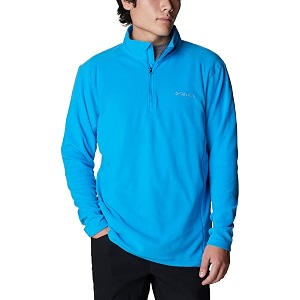 columbia men klamath range ii half zip fleece pullover upto 15c