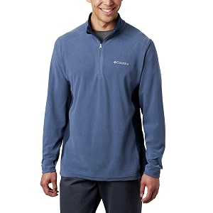 columbia men klamath range ii half zip fleece pullover upto 15c