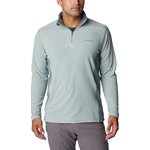 columbia men klamath range ii half zip fleece pullover upto 15c