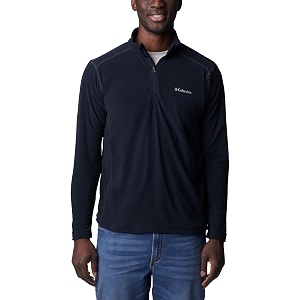 columbia men klamath range ii half zip fleece pullover upto 15c
