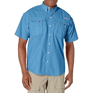 columbia men omni-shade bahama ii hiking and trekking short sleeve shirt