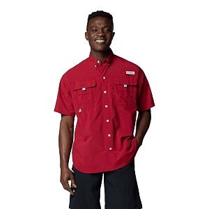 columbia men omni-shade bahama ii hiking and trekking short sleeve shirt