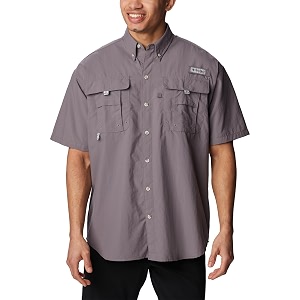 columbia men omni-shade bahama ii hiking and trekking short sleeve shirt