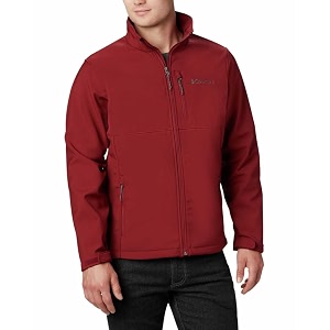 columbia men polyester short length omni-shield ascender softshell hiking and trekking jacket