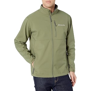 columbia men polyester short length omni-shield ascender softshell hiking and trekking jacket