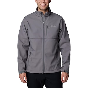 columbia men polyester short length omni-shield ascender softshell hiking and trekking jacket