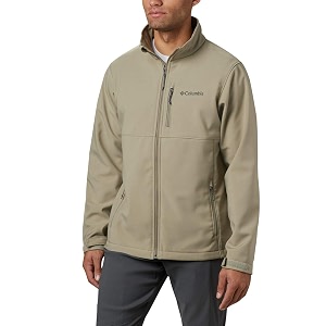 columbia men polyester short length omni-shield ascender softshell hiking and trekking jacket