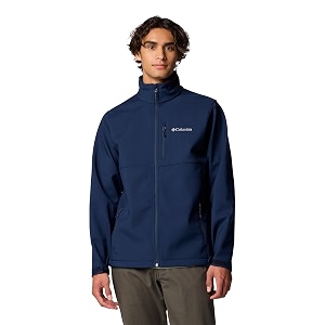 columbia men polyester short length omni-shield ascender softshell hiking and trekking jacket