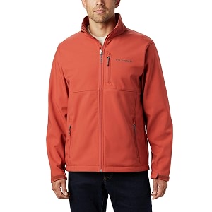 columbia men polyester short length omni-shield ascender softshell hiking and trekking jacket