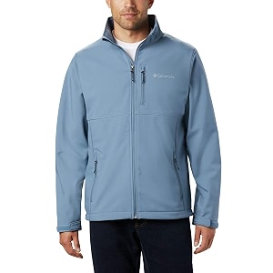 columbia men polyester short length omni-shield ascender softshell hiking and trekking jacket
