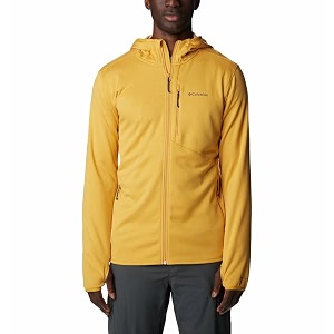 columbia men omni-wick park view fleece hiking and trekking hoodie