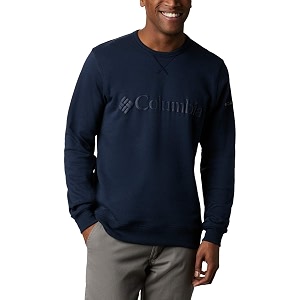 columbia mens m logo fleece crew