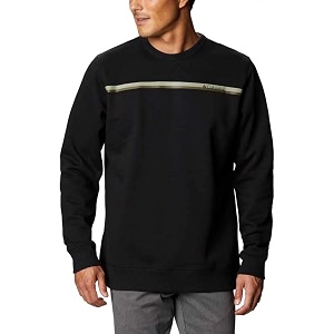 columbia mens m logo fleece crew