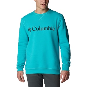columbia mens m logo fleece crew