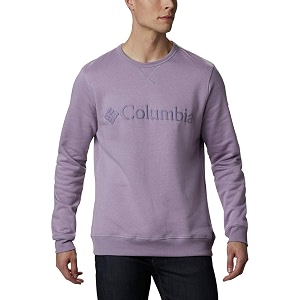 columbia mens m logo fleece crew