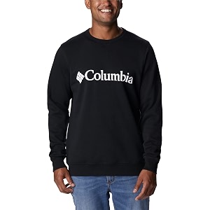 columbia mens m logo fleece crew