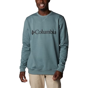 columbia mens m logo fleece crew